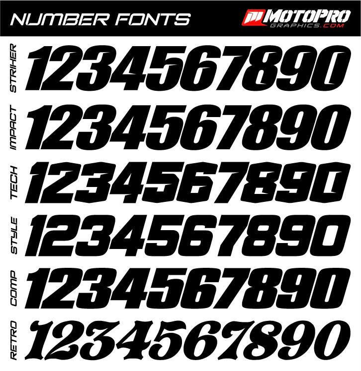 MotoPro Graphics Custom Yamaha Dirt Bike 4Twelve Series Graphics - Blue Black & Medium Grey